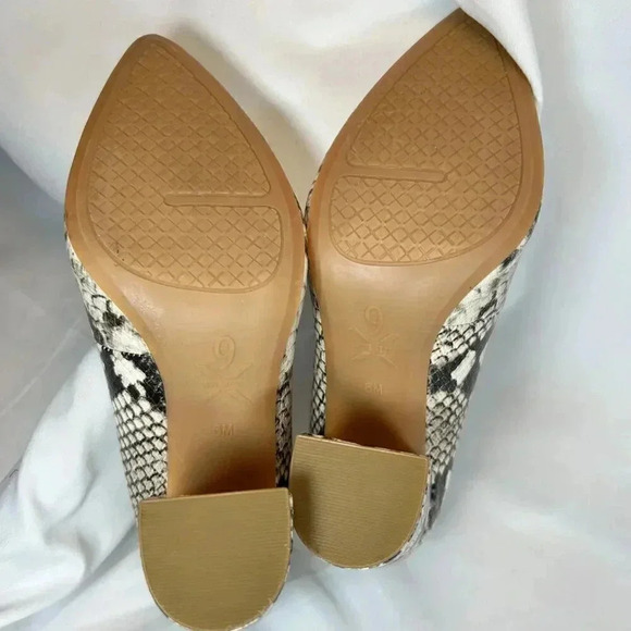 Nine West WNALIS Size 6M Snake Block Heels Business Work Office Party Pumps - Picture 8 of 8
